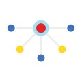 Connectivity, data server Vector Icon which can easily modify Royalty Free Stock Photo