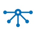 Connectivity, data server Vector Icon which can easily modify Royalty Free Stock Photo