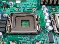connector for installing a central processing unit in a computer socket connector for a CPU with micro contacts