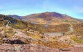 Conor Pass in the mountains of Dingle, Ireland. Royalty Free Stock Photo