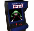 Conquer Hate Beat Defeat Hatred Love Peace Video Game