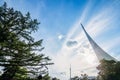Conquerors of space monument in Moscow Royalty Free Stock Photo