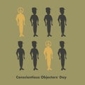 Conscientious objectors day. Royalty Free Stock Photo