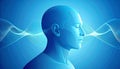 Consciousness and Brainwave Synchronization Royalty Free Stock Photo