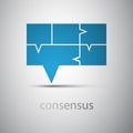 Consensus - Speech Bubble Concept