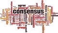 Consensus word cloud