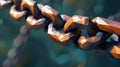 consensus zooming chain Royalty Free Stock Photo