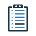 Consequence, outcome icon. Editable vector logo