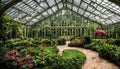 conservatory at botanical gardens