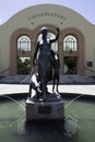 Conservatory with statue in Fitzroy gardens in Melbourne, Australia Royalty Free Stock Photo