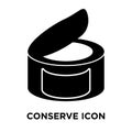 Conserve icon vector isolated on white background, logo concept