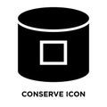 Conserve icon vector isolated on white background, logo concept