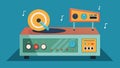 Consider using an external phono preamp to further enhance the sound from your vinyl records. Vector illustration.
