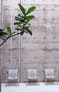 Consise cement structure of the Salk Institute by Louis Kahn Royalty Free Stock Photo