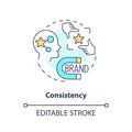 Consistency concept icon