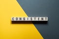 Consistent word concept on cubes
