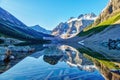 Consolation Lakes and Mount Quadra Landscape, Banff National Park Alberta Canada Royalty Free Stock Photo