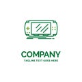 Console, device, game, gaming, psp Flat Business Logo template