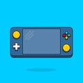 console game flat icon vector