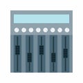 Console icon vector image.