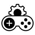 console management Icon. User interface Vector Illustration, As a Simple Vector Sign and Trendy Symbol in Line Art Style, for