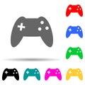 console console multi color style icon. Simple thin line, outline vector of web icons for ui and ux, website or mobile application Royalty Free Stock Photo