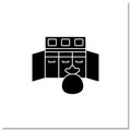 Console waste glyph icon