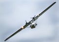 Consolidated Catalina PBY at Scampton air show on 10 September, 2017. Lincolnshire active Royal Air force base. Royalty Free Stock Photo