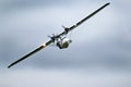 Consolidated Catalina PBY amphibious flying boat vintage patrol bomber. Royalty Free Stock Photo