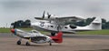 Consolidated Catalina PBY amphibious flying boat vintage patrol bomber. Royalty Free Stock Photo