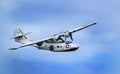 Consolidated Catalina PBY second world war amphibian and reconaisance bomber. American aircraft.