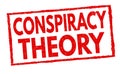 Conspiracy theory sign or stamp