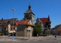 Constance-Medieval building with painted facade in Konstanz, Germany Royalty Free Stock Photo