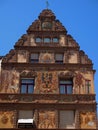 Constance-Medieval building with painted facade in Konstanz, Germany Royalty Free Stock Photo