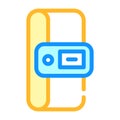 Constant temperature control sensor color icon vector illustration