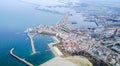 Constanta, Romania, Black Sea Coast, aerial view