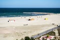 Modern beach in Constanta, Black sea Royalty Free Stock Photo