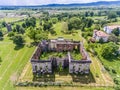 Constantin Cantacuzino Palace, the copy of the Trianon Palace Royalty Free Stock Photo