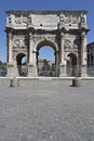Constantin gate in Rome Royalty Free Stock Photo