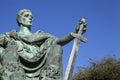 Constantine the Great Statue in York Royalty Free Stock Photo