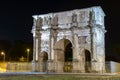 Constantinus arch in Rome Royalty Free Stock Photo