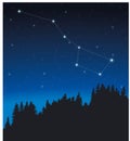 Constellation Big Dipper Royalty Free Stock Photo