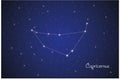 Constellation of Capricornus Royalty Free Stock Photo