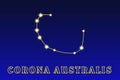 Constellation Corona Australis Royalty Free Stock Photo