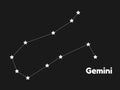 Constellation gemini Royalty Free Stock Photo