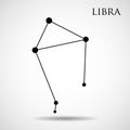 Constellation libra zodiac sign
