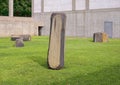 Constellation for Louis Kahn by Isamu Noguchi outside the Kimbell Art Museum in Dallas, Texas. Royalty Free Stock Photo