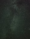 Constellation Lyra, Swan and other constellations on the Milky Way in the night sky Royalty Free Stock Photo