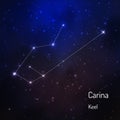 constellation in the night starry sky