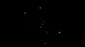The constellation Orion in the night sky. Royalty Free Stock Photo